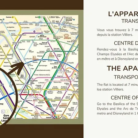 4pers#malesherbes#parc Monceau Apartament